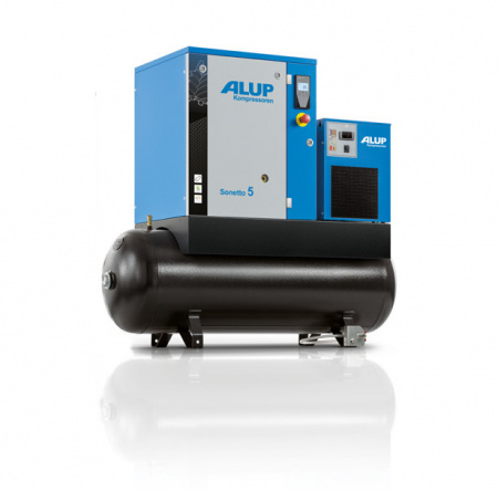 Винтовой компрессор Alup SONETTO7,5+ 8 270 литров